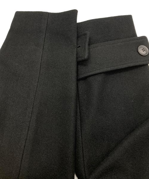 GRL（グレイル）GRL (グレイル) 襟3Wayベルト付きフェイクウールトレンチコート ブラック サイズ:Ｍの古着・服飾アイテム