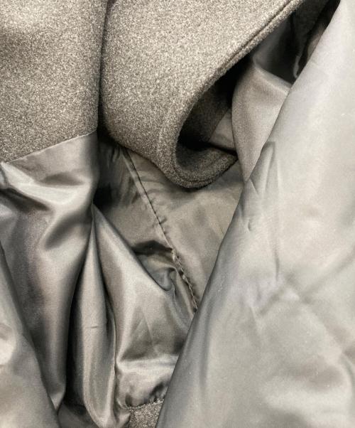 GRL（グレイル）GRL (グレイル) 襟3Wayベルト付きフェイクウールトレンチコート　グレイル　ze783 グレー サイズ:Ｍの古着・服飾アイテム