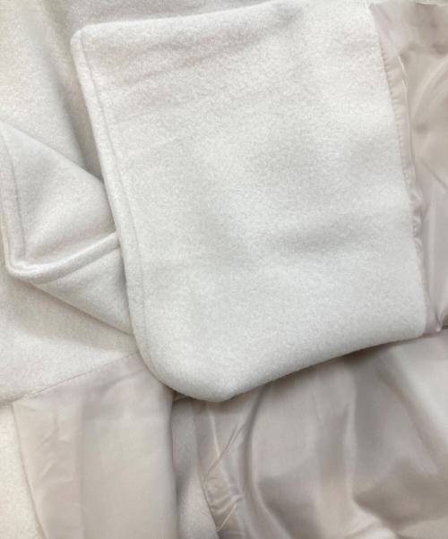 GRL（グレイル）GRL (グレイル) 襟3Wayベルト付きフェイクウールトレンチコート グレイル ze783 アイボリー サイズ:Mの古着・服飾アイテム