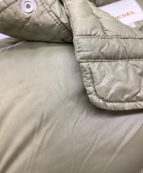 DIESEL（ディーゼル）DIESEL (ディーゼル) ダウンジャケット カーキ サイズ:Ｍの古着・服飾アイテム