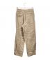 COMME des GARCONS (コムデギャルソン) リネンコットンワイドスラックス ベージュ サイズ:S：10000円