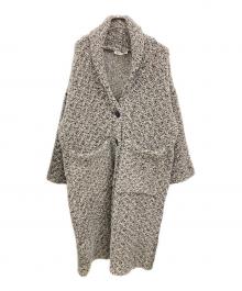 ZARA（ザラ）の古着「ボリュームネックニットコート」｜ブラック