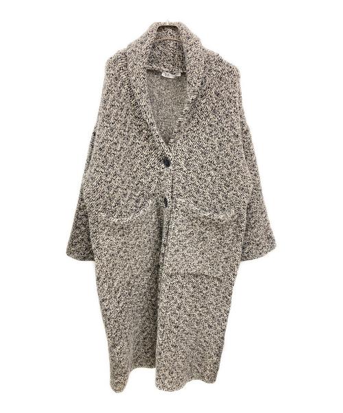 ZARA（ザラ）ZARA (ザラ) ボリュームネックニットコート ブラック サイズ:Lの古着・服飾アイテム