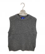 BLUE LABEL CRESTBRIDGEブルーレーベルクレストブリッジ）の古着「ウールニットベスト」｜グレー