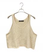 mizuiro-indミズイロインド）の古着「リリーヤーンベスト」｜ベージュ