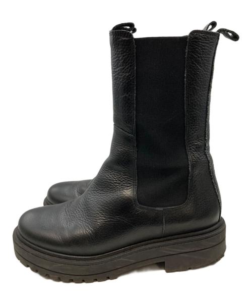 carmen salas（カルメンサラス）Carmen Salas (カルメンサラス) サイドゴアブーツ ブラック サイズ:39の古着・服飾アイテム