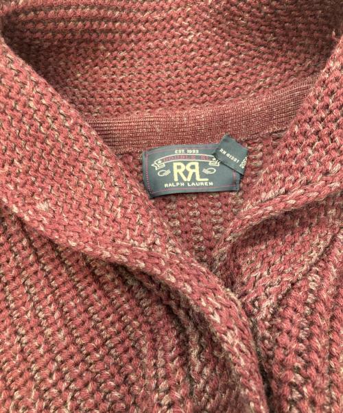 RRL（ダブルアールエル）RRL (ダブルアールエル) ショールカラーカーディガン ブラウン サイズ:1の古着・服飾アイテム