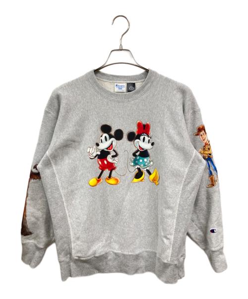 Champion REVERSE WEAVE（チャンピオン リバース ウィーブ）Champion REVERSE WEAVE (チャンピオン リバース ウィーブ) BEAMS (ビームス) 青タグ復刻リバースウィーブスウェット グレー サイズ:Lの古着・服飾アイテム