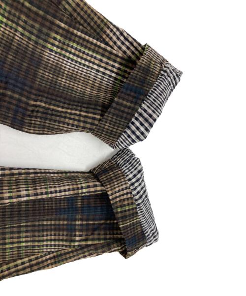 BOTTEGA VENETA（ボッテガベネタ）BOTTEGA VENETA (ボッテガベネタ) シアサッカージャケット ブラウン サイズ:48の古着・服飾アイテム