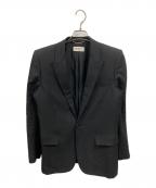 Saint Laurent Parisサンローランパリ）の古着「14AW スモーキングピークドラペルジャケット　エディスリマン期」｜ブラック