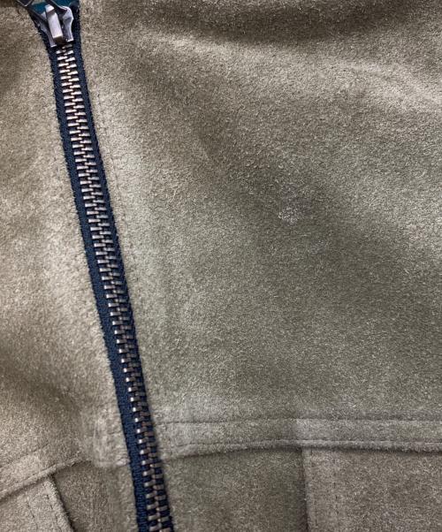 Virgin Ataraxia（ヴァージンアタラクシア）Virgin Ataraxia (ヴァージンアタラクシア) Cathedral 刺繍 SUEDO TRUCKER JACKET ブラウン サイズ:Ｍの古着・服飾アイテム