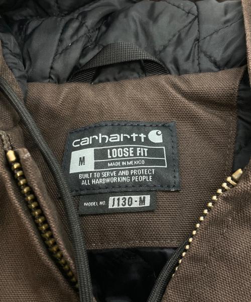 CarHartt（カーハート）CarHartt (カーハート) Loose Fit Washed Duck Insulated Active Jacket ブラウン サイズ:Ｍの古着・服飾アイテム