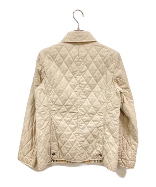 BURBERRY LONDON（バーバリーロンドン）BURBERRY LONDON (バーバリーロンドン) 裏ノバチェックキルティングジャケット ベージュ サイズ:36の古着・服飾アイテム