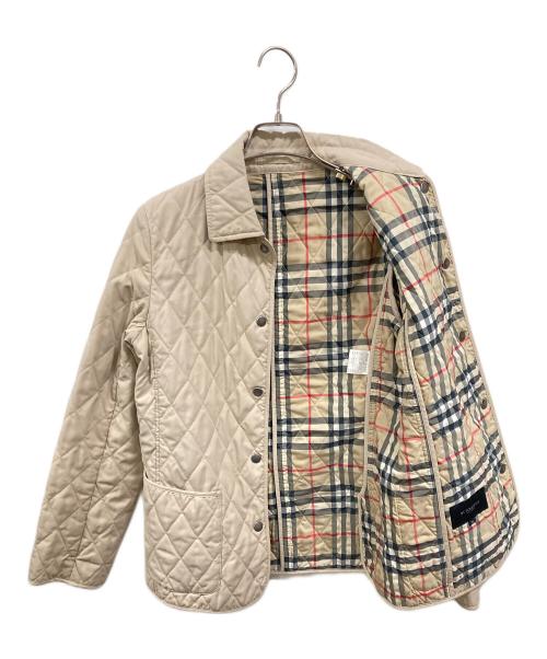 BURBERRY LONDON（バーバリーロンドン）BURBERRY LONDON (バーバリーロンドン) 裏ノバチェックキルティングジャケット ベージュ サイズ:36の古着・服飾アイテム