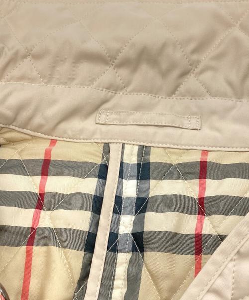 BURBERRY LONDON（バーバリーロンドン）BURBERRY LONDON (バーバリーロンドン) 裏ノバチェックキルティングジャケット ベージュ サイズ:36の古着・服飾アイテム