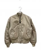 ALPHA INDUSTRIES×Snidelアルファインダストリーズ×スナイデル）の古着「ジャケット」｜ベージュ