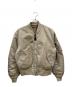 ALPHA INDUSTRIES（アルファインダストリーズ）の古着「ジャケット」｜ベージュ