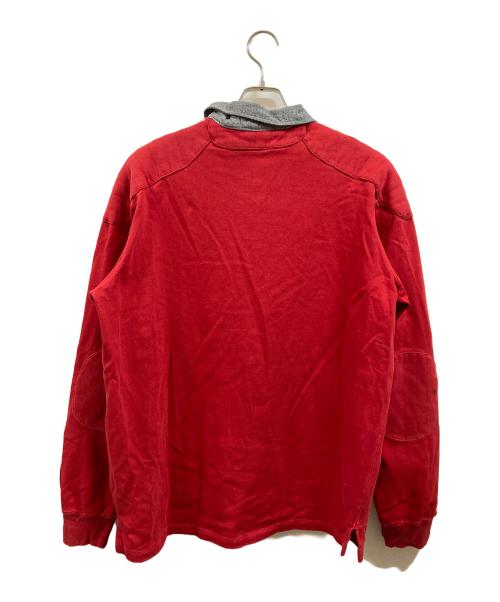 POLO RALPH LAUREN（ポロ・ラルフローレン）POLO RALPH LAUREN (ポロ・ラルフローレン) ラガーシャツ レッド サイズ:Lの古着・服飾アイテム