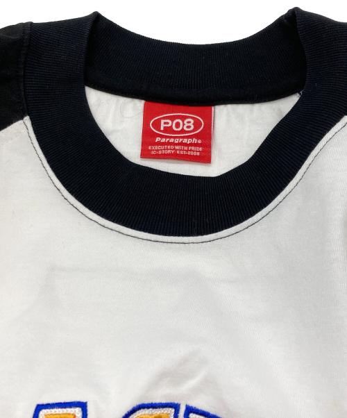 paragraph（パラグラフ）Paragraph (パラグラフ) Tシャツ ホワイト×ブラック サイズ:不明の古着・服飾アイテム