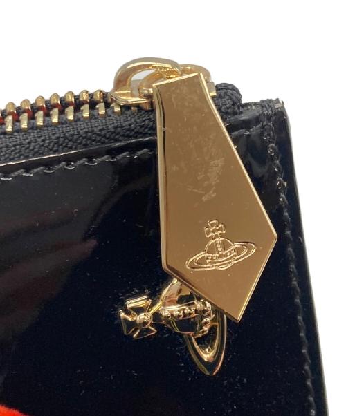 Vivienne Westwood（ヴィヴィアンウエストウッド）Vivienne Westwood (ヴィヴィアンウエストウッド) リップデザインクラッチバッグ レッド×ブラックの古着・服飾アイテム
