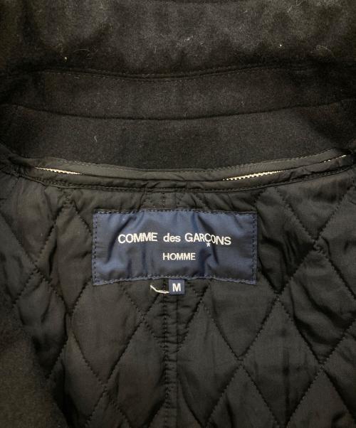 COMME des GARCONS HOMME（コムデギャルソン オム）COMME des GARCONS HOMME (コムデギャルソン オム) ウールコート ブラック サイズ:Ｍの古着・服飾アイテム