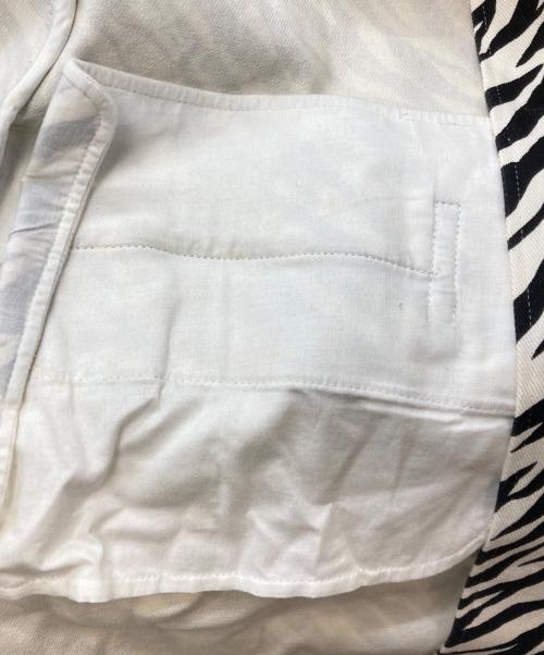 LIMI feu（リミフゥ）LIMI feu (リミフゥ) ゼブラ柄コート ホワイト×ブラック サイズ:Sの古着・服飾アイテム