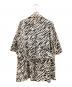 LIMI feu (リミフゥ) ゼブラ柄コート ホワイト×ブラック サイズ:S：12000円