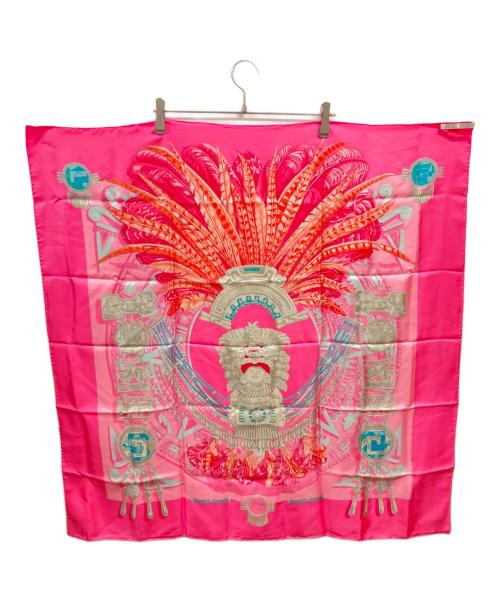 HERMES（エルメス）HERMES (エルメス) シルクスカーフ ピンクの古着・服飾アイテム