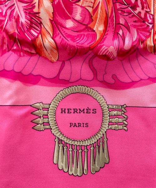 HERMES（エルメス）HERMES (エルメス) シルクスカーフ ピンクの古着・服飾アイテム