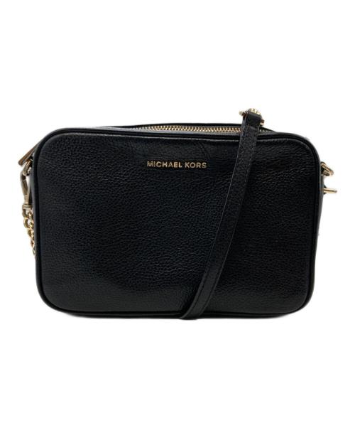MICHAEL KORS（マイケル・コース）MICHAEL KORS (マイケル・コース) JET SET MD CAMERA BAG ブラックの古着・服飾アイテム