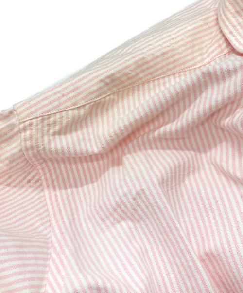 Yves Saint Laurent（イヴサンローラン）Yves Saint Laurent (イヴサンローラン) ストライプシャツ ホワイト×ピンク サイズ:Ｍの古着・服飾アイテム