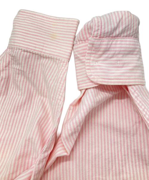 Yves Saint Laurent（イヴサンローラン）Yves Saint Laurent (イヴサンローラン) ストライプシャツ ホワイト×ピンク サイズ:Ｍの古着・服飾アイテム