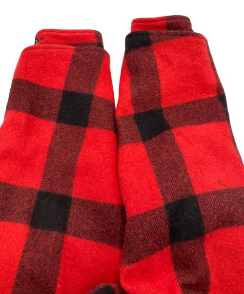 FILSON GARMENT（フィルソン ガーメント）FILSON GARMENT (フィルソン ガーメント) ウールチェックマッキーノジャケット レッド×ブラック サイズ:40の古着・服飾アイテム