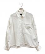 DAIWA PIER39ダイワ ピア39）の古着「W's TECH HALF ZIP SHIRT L/S」｜ホワイト