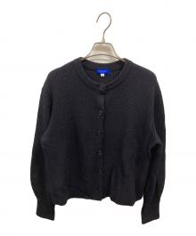 BLUE LABEL CRESTBRIDGE（ブルーレーベルクレストブリッジ）の古着「ウールカーディガン」｜ネイビー