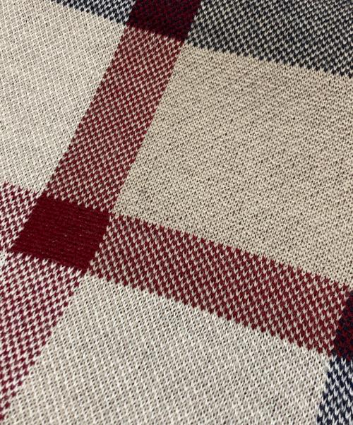 BLUE LABEL CRESTBRIDGE（ブルーレーベルクレストブリッジ）BLUE LABEL CRESTBRIDGE (ブルーレーベルクレストブリッジ) ウールチェックスカート ベージュ×ネイビー サイズ:38の古着・服飾アイテム