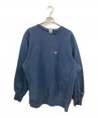 Champion REVERSE WEAVEチャンピオン リバース ウィーブ）の古着「ヴィンテージ刺繍ロゴスウェット」｜ネイビー