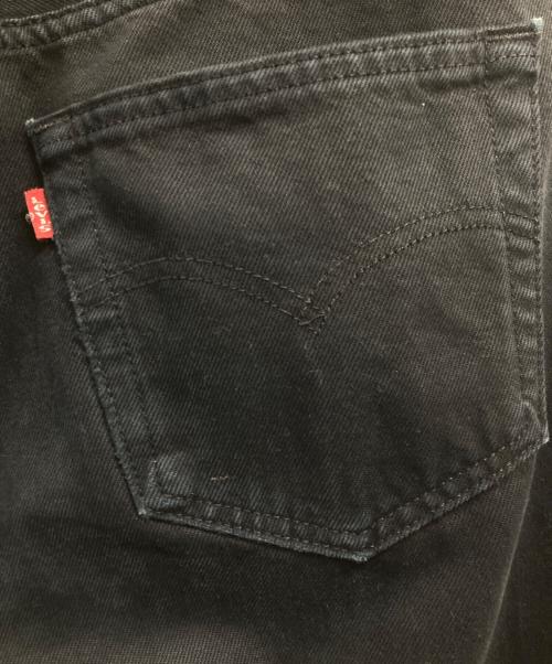 LEVI'S（リーバイス）LEVI'S (リーバイス) 後染め501ブラックデニムパンツ ブラック サイズ:33/32の古着・服飾アイテム