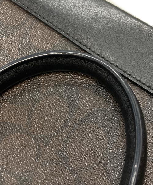COACH（コーチ）COACH (コーチ) PVCコーティングキャンバス2WAYショルダーバッグ ブラウンの古着・服飾アイテム