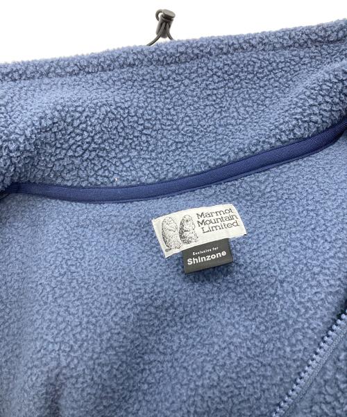 MARMOT（マーモット）Marmot (マーモット) Shinzone (シンゾーン) フリースプルオーバージャケット ブルー サイズ:Freeの古着・服飾アイテム