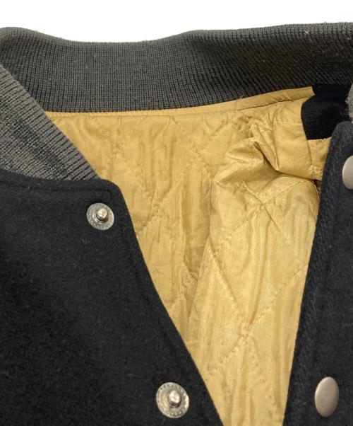 MEN'S BIGI SPORTS（メンズビギ）MEN'S BIGI SPORTS (メンズビギ) 袖レザーウールスタジャン ブラック サイズ:Ｍの古着・服飾アイテム