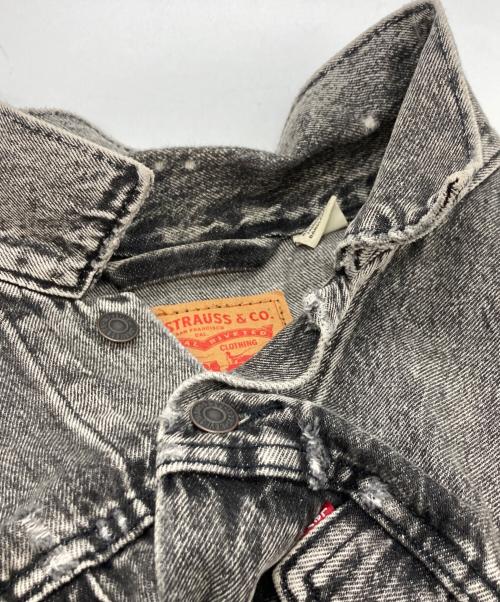 LEVI'S（リーバイス）LEVI'S (リーバイス) ルーズデニムジャケット ブラック サイズ:XLの古着・服飾アイテム