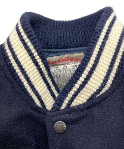 AVIREX（アヴィレックス）AVIREX (アヴィレックス) TORCH&LAUREL VARSITY JACKET ネイビー サイズ:Lの古着・服飾アイテム