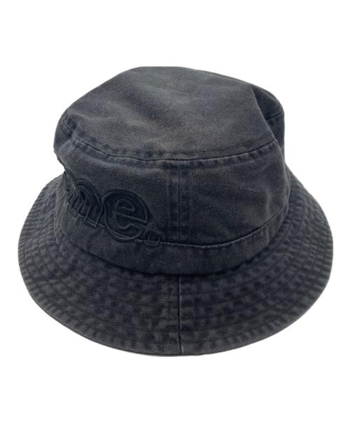 SUPREME（シュプリーム）Supreme (シュプリーム) outline crusherハット ブラックの古着・服飾アイテム