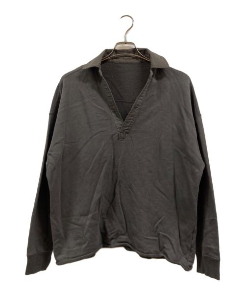FRAMeWORK（フレームワーク）FRAMeWORK (フレームワーク) 衿付きスエットプルオーバー グレー サイズ:FREEの古着・服飾アイテム