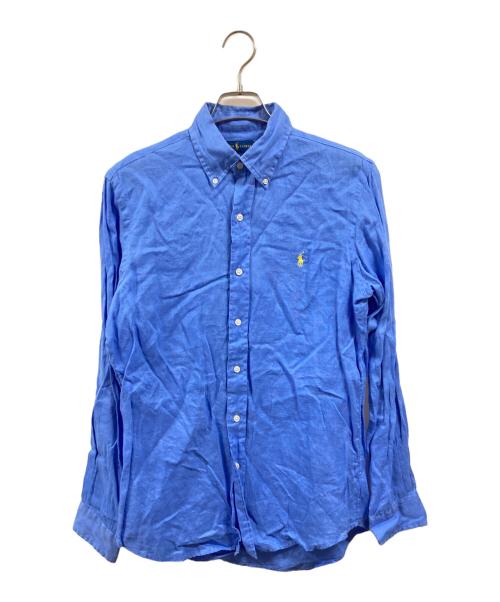 POLO RALPH LAUREN（ポロ・ラルフローレン）POLO RALPH LAUREN (ポロ・ラルフローレン) リネンシャツ ブルー サイズ:Sの古着・服飾アイテム