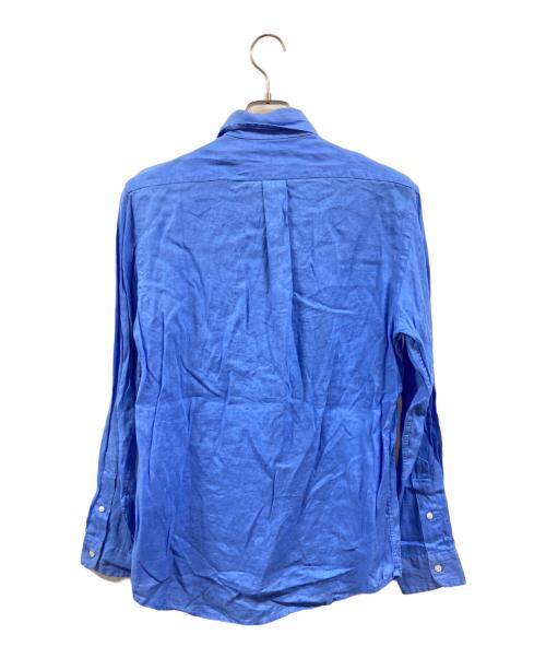 POLO RALPH LAUREN（ポロ・ラルフローレン）POLO RALPH LAUREN (ポロ・ラルフローレン) リネンシャツ ブルー サイズ:Sの古着・服飾アイテム