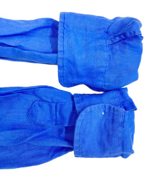 POLO RALPH LAUREN（ポロ・ラルフローレン）POLO RALPH LAUREN (ポロ・ラルフローレン) リネンシャツ ブルー サイズ:Sの古着・服飾アイテム