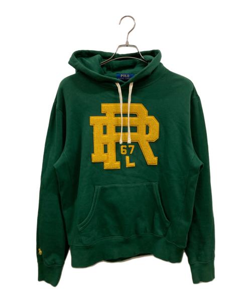 POLO RALPH LAUREN（ポロ・ラルフローレン）POLO RALPH LAUREN (ポロ・ラルフローレン) プルオーバーパーカー グリーン サイズ:Ｍの古着・服飾アイテム