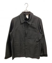 LABOUREUR（ラブルール）の古着「フレンチブラックモールスキンジャケット」｜ブラック